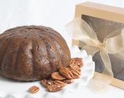 Try our Deluxe Pecan Fall Harvest Plum Pudding (Cake). Home-made goodness!